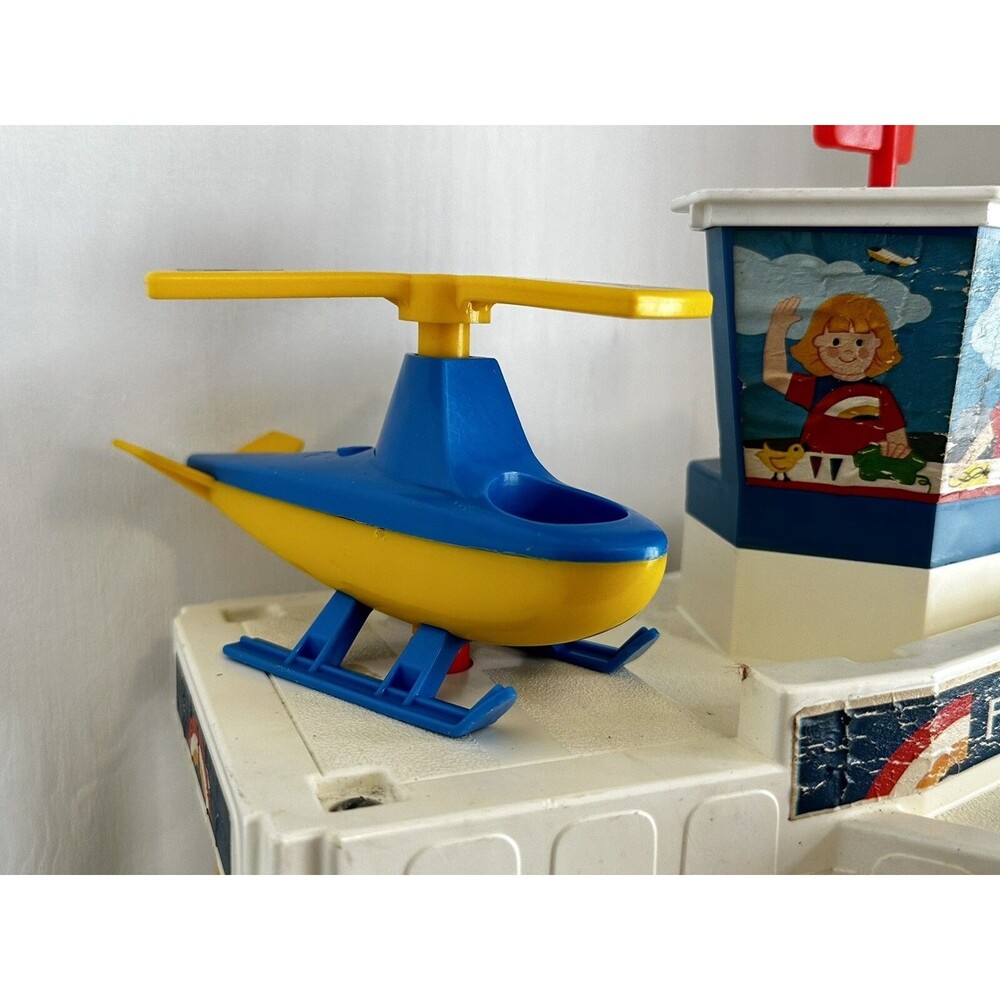 Fisher Price Little People Family Jetport Airport airplane Set 933 Vintage 1980 - Picture 7 of 9